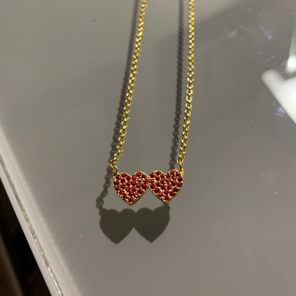 Kate Spade♠️NY yours truly pave ❤️pendant necklace - Picture 2 of 9